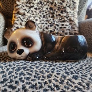 Vintage Planter Nancy Pew Sleepy Panda  #4281 Japan